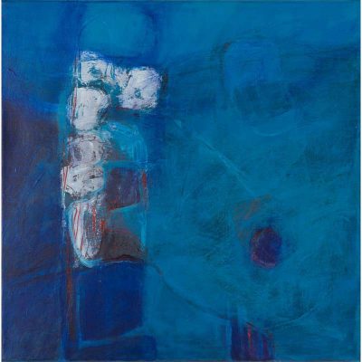 painting 'blue field' by carole ann grace