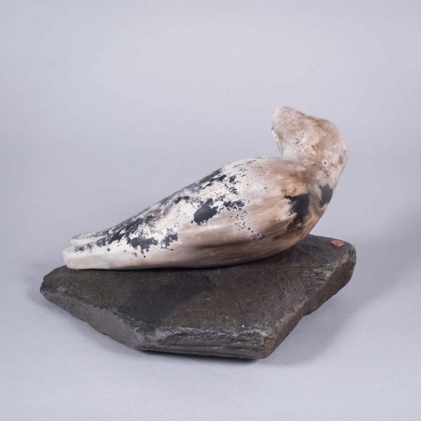 Ceramic sculpture of 'On the Rocks II' by Carol Pask, alternative view 1