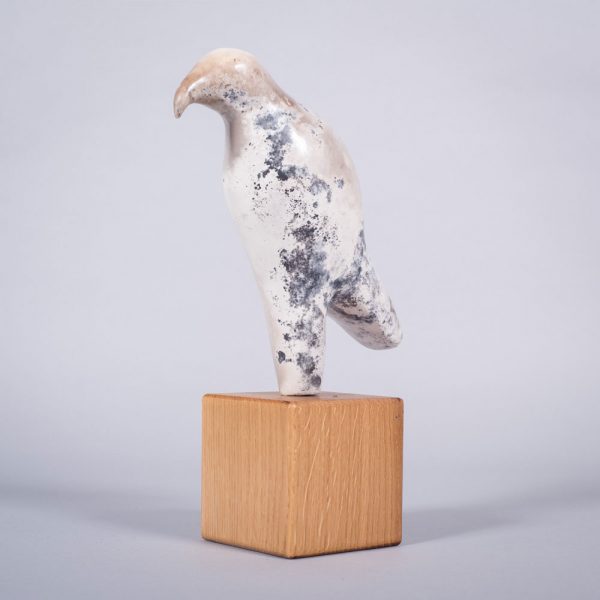 Ceramic sculpture of 'The Hunter' by Carol Pask, alternative view 1