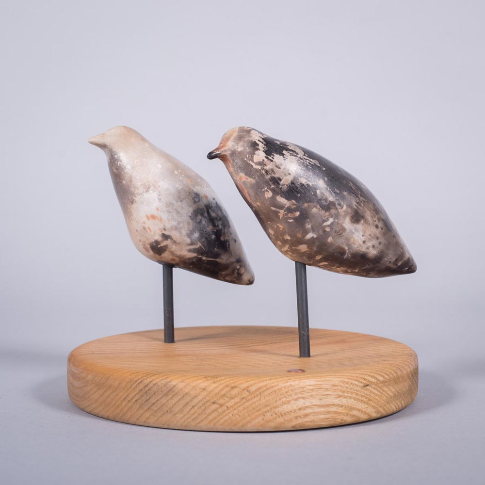 Ceramic sculpture of 'Duet II' by Carol Pask