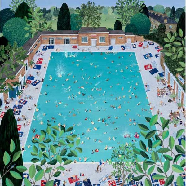 Limited edition print 'Brockwell Lido' by Jenni Murphy