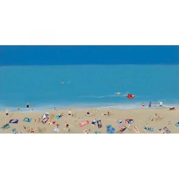 Limited edition print 'The Red Dinghy' by Jenni Murphy