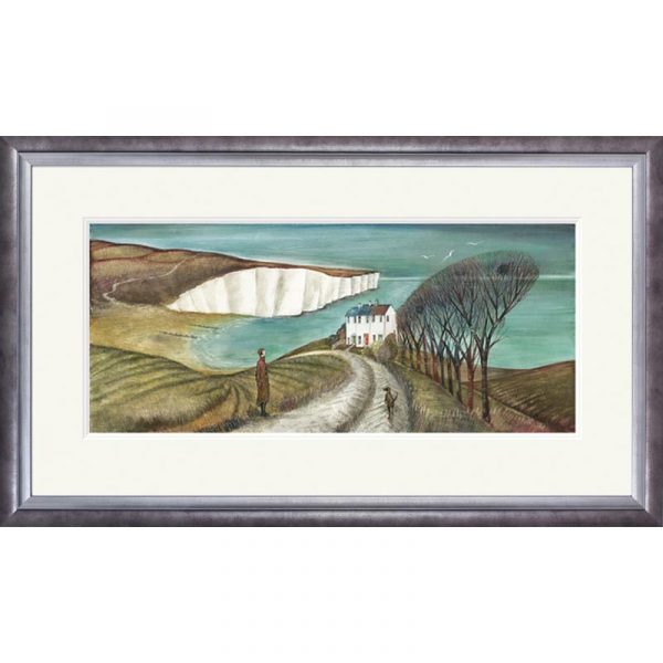 Framed limited edition print 'Cuckmere Haven' by Joe Ramm