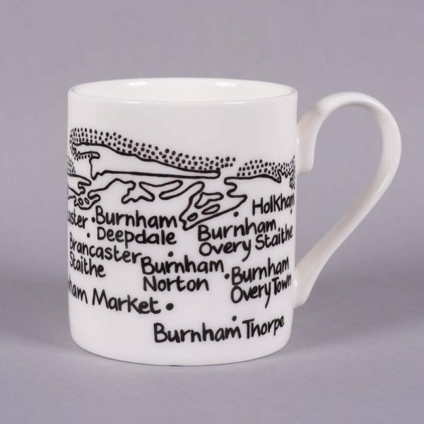 Bone china mug 'Hunstanton to Holkham' by Magi-C, view 2