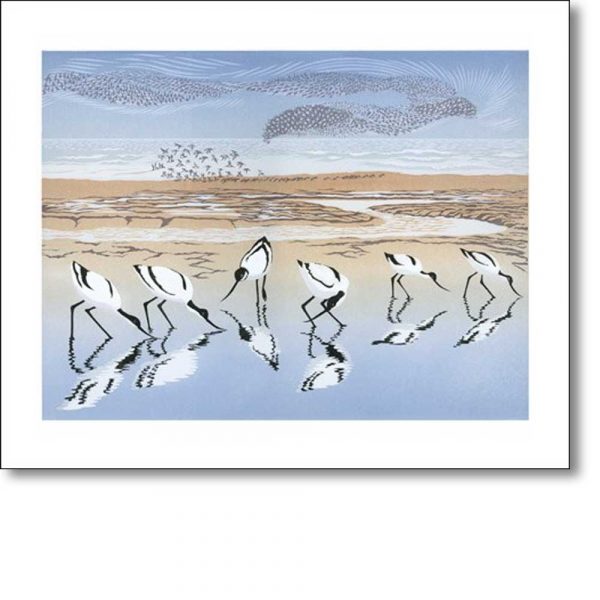 Greeting card of 'Time and Tide' by Niki Bowers