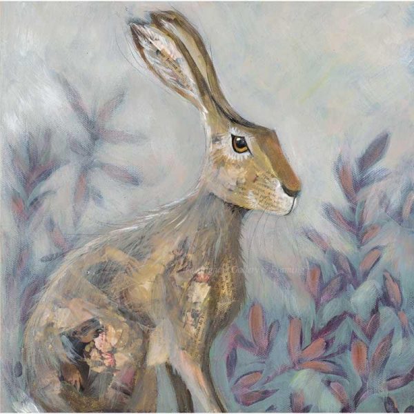 Limited edition print 'Sitting Hare' by Nicola Hart
