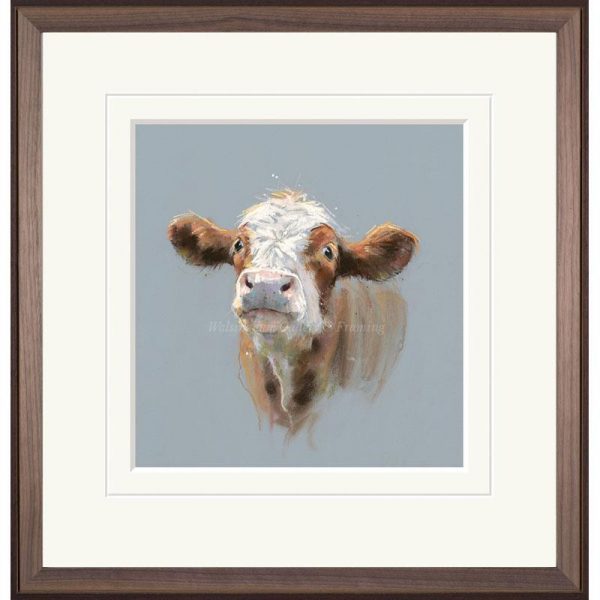 Framed limited edition print 'Clarrie' by Nicky Litchfield