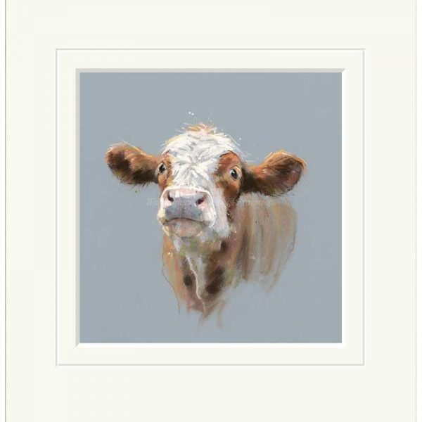 Mounted limited edition print 'Clarrie' by Nicky Litchfield