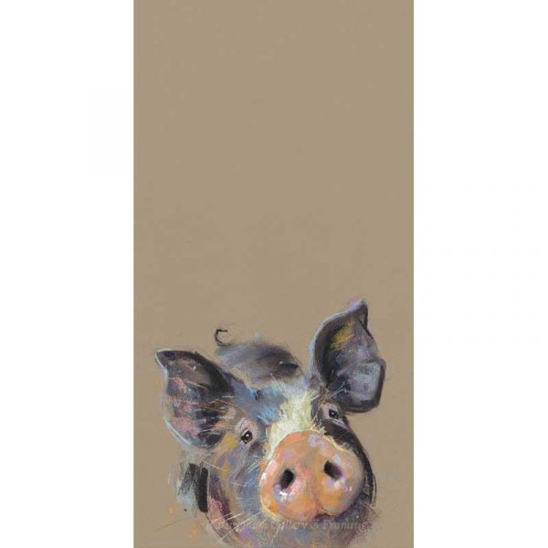 Limited edition print 'Happy Hoglet' by Nicky Litchfield