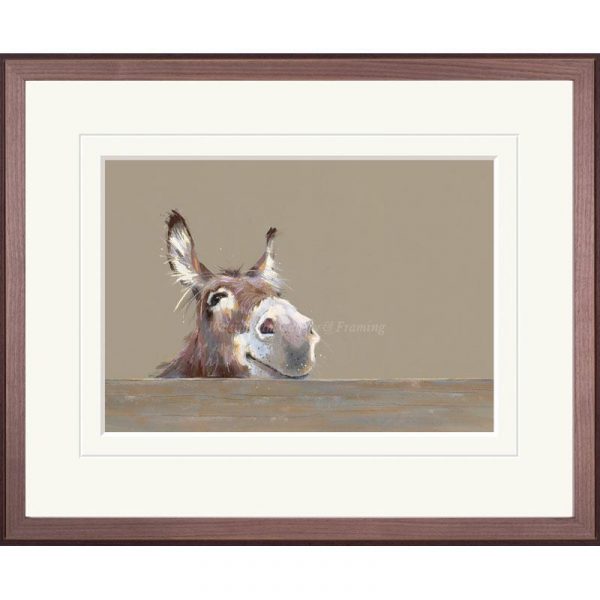 Framed limited edition print 'Mr Freckles' by Nicky Litchfield