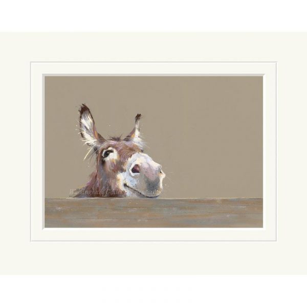 Mounted limited edtion print 'Mr Freckles' by Nicky Litchfield