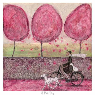 Limited edition print 'A Pink Day' by Sam Toft
