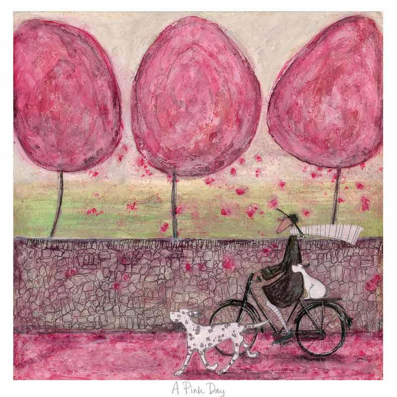 Limited edition print 'A Pink Day' by Sam Toft