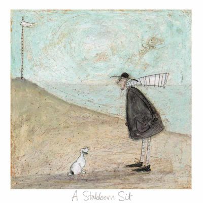 Limited edition print 'A Stubborn Sit' by Sam Toft