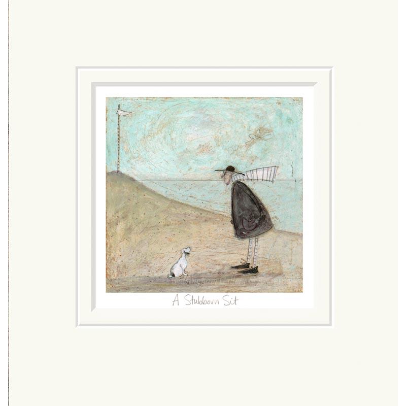 Unique Arts A Stubborn Sit Framing Option:Framed Print Limited Edition Print by Sam Toft 