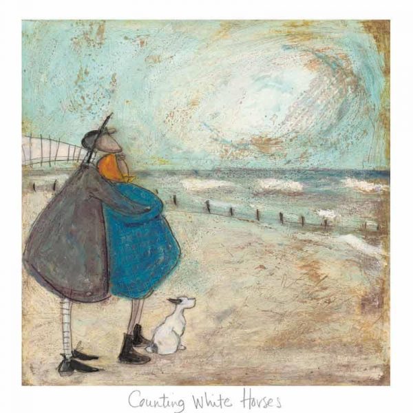 Limited edition print 'Counting White Horses' by Sam Toft