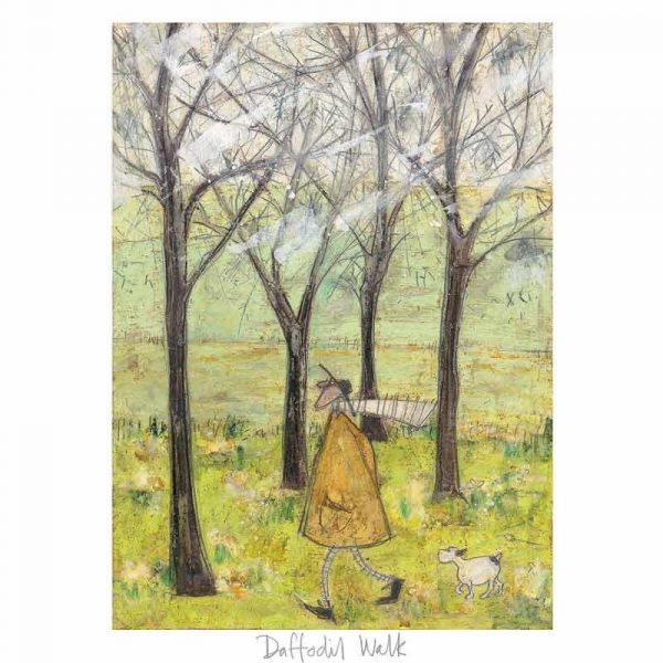 Limited edition print 'Daffodil Walk' by Sam Toft