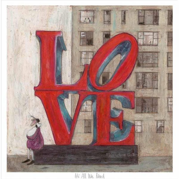 Limited edtion print 'It's All We Need' by Sam Toft