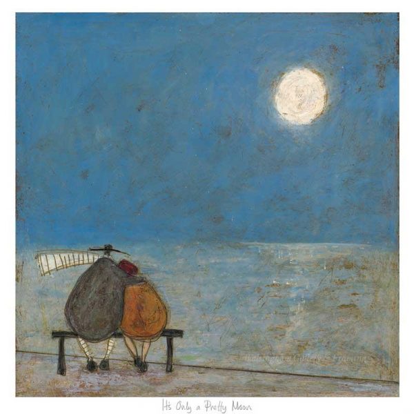 Limited edition print 'Its Only A Pretty Moon' by Sam Toft