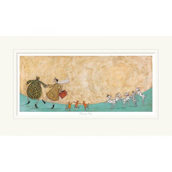 Mounted limited edition print 'Strictly Fun' by Sam Toft