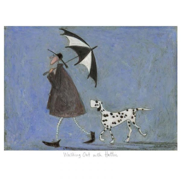 Limited edition print 'Walking Out with Hattie' by Sam Toft