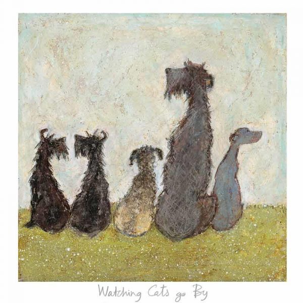 Limited edition print 'Watching Cats go By' by Sam Toft