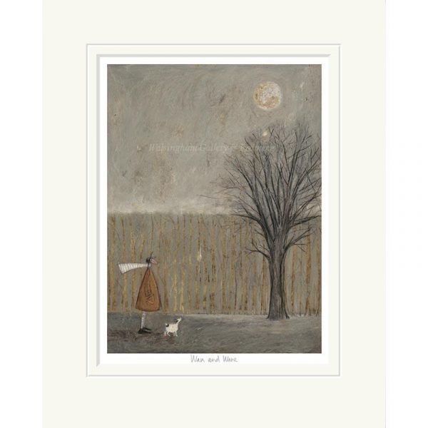Mounted limited edition print 'Wax and Wane' by Sam Toft