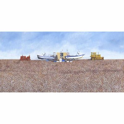 Limited edition print 'Cley Caterpillars' by Alan Godber