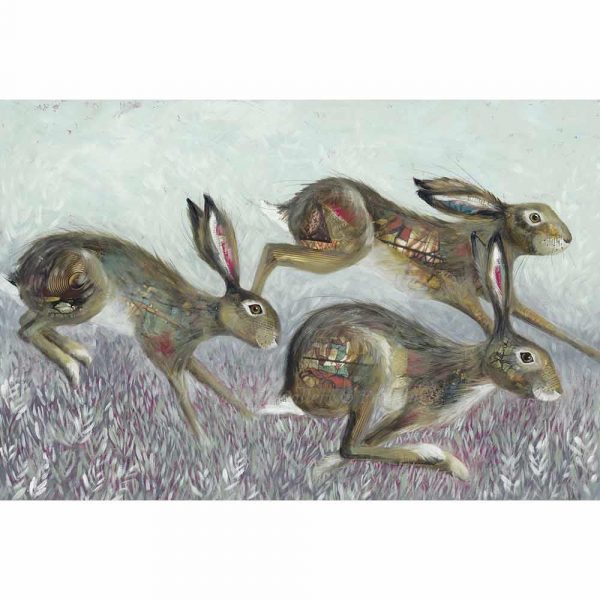 Limited edition print 'Hedge Springers' by Nicola Hart