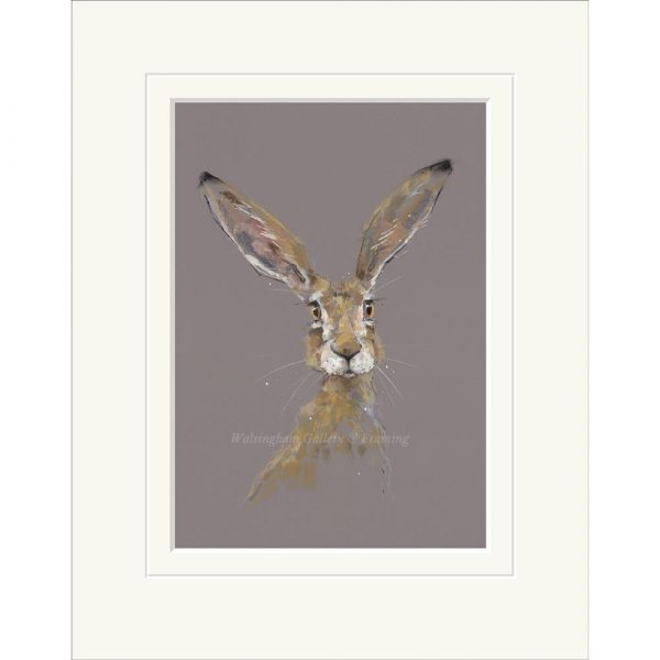 Mounted limited edition print 'All Ears' by Nicky Litchfield