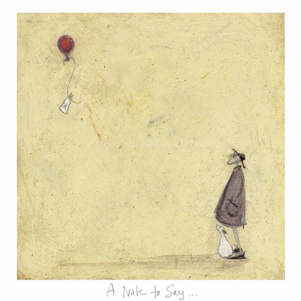 Limited edition print 'A Note to Say ...' by Sam Toft