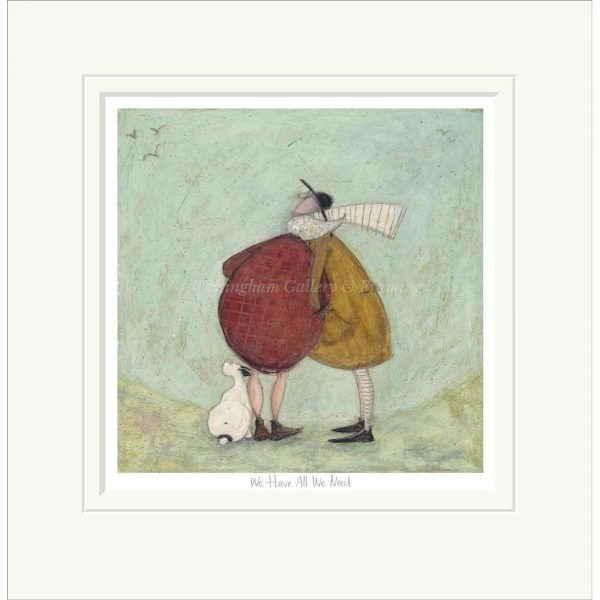 Mounted limited edition print 'We Have All We Need' by Sam Toft