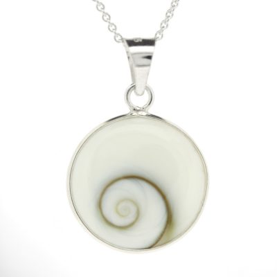 Shiva's eye large round pendant