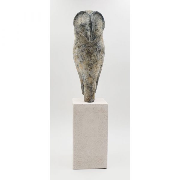 Bronze sculpture 'Owl' by Carol Pask