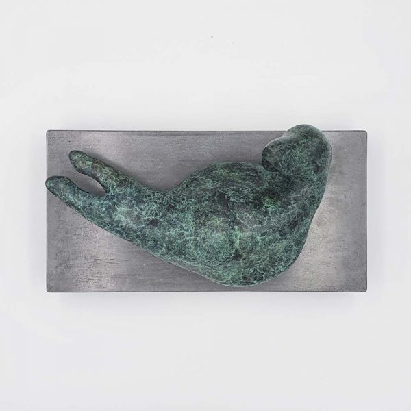 Bronze sculpture 'Seal' by Carol Pask