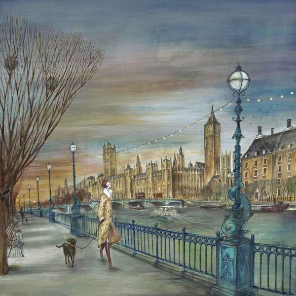 Limited edition print 'Sunset Stroll' by Joe Ramm