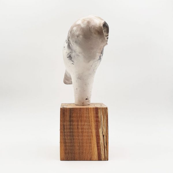 Ceramic sculpture 'Owl I' by Carol Pask