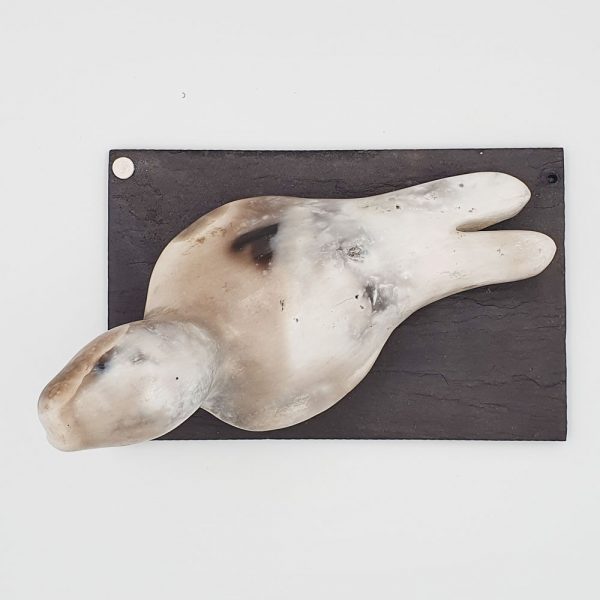 Ceramic sculpture 'Seal I' by Carol Pask