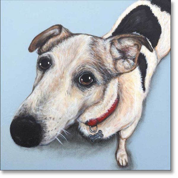 Greetings card of 'Here's Looking at You' by Claire Brierley