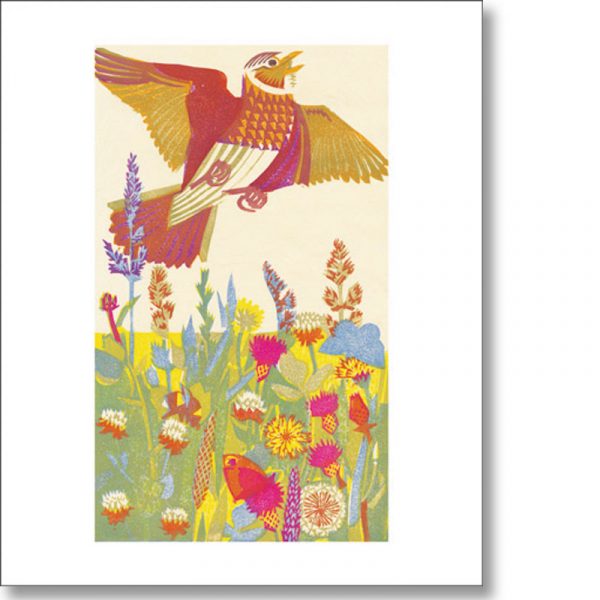 Greetings card of 'Lark Ascending' by Matt Underwood