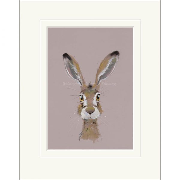 Mounted limited edition print 'Surprise' by Nicky Litchfield