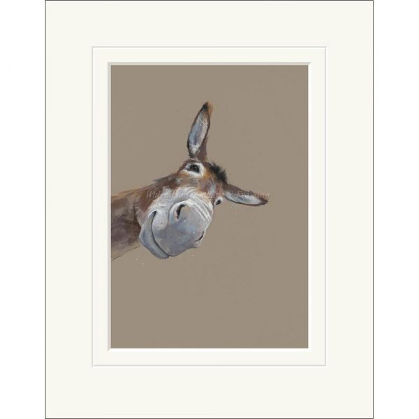 Mounted limited edition print 'Yoo Hoo!' by Nicky Litchfield