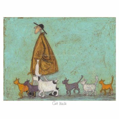Limited edition print 'Cat Walk' by Sam Toft