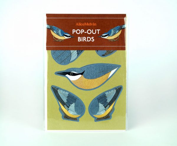 Packaging of 'Nuthatch' by Alice Melvin
