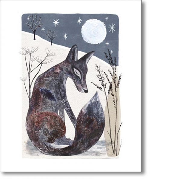 Greeting card of 'Midnight Fox' by Gordy Wright
