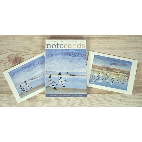 Notecards pack of 'Time and Tide & Tide Rising' by Niki Bowers
