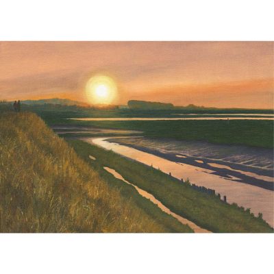 Limited edition print 'Waiting for the Geese' by Alan Godber