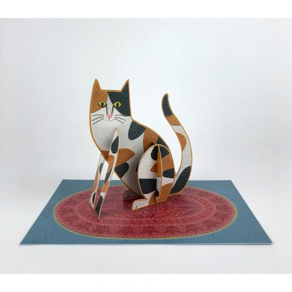 Display of pop-out 'Cat' by Alice Melvin