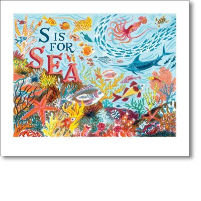 Greetings card 'S is for Sea' by Emily Sutton