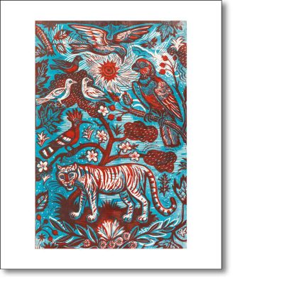 Greetings card 'Tyger Tyger' by Mark Hearld